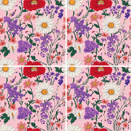 Floral pattern - Wild Blush