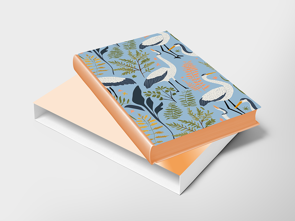 Botanical Birds - blue