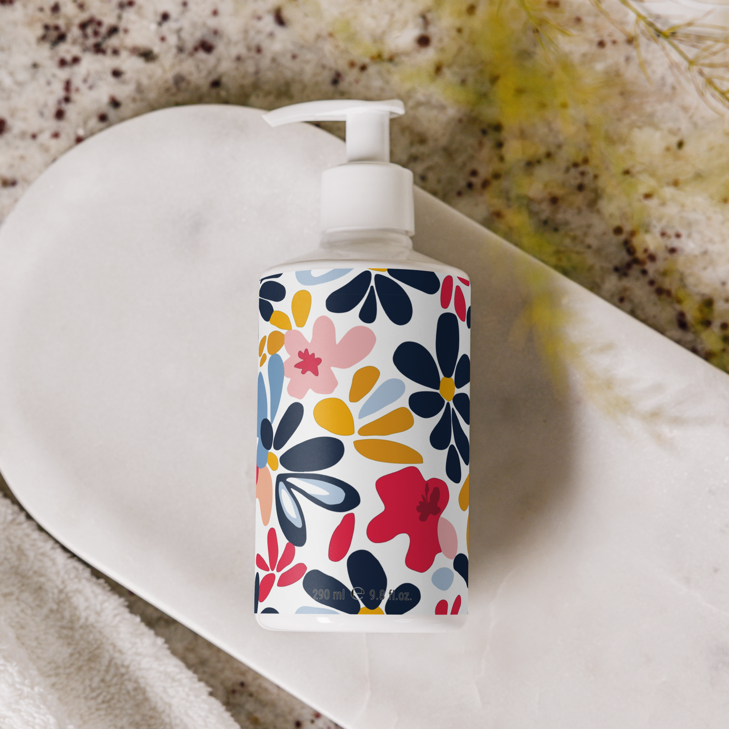 Abstract Folk Art Floral Pattern 2