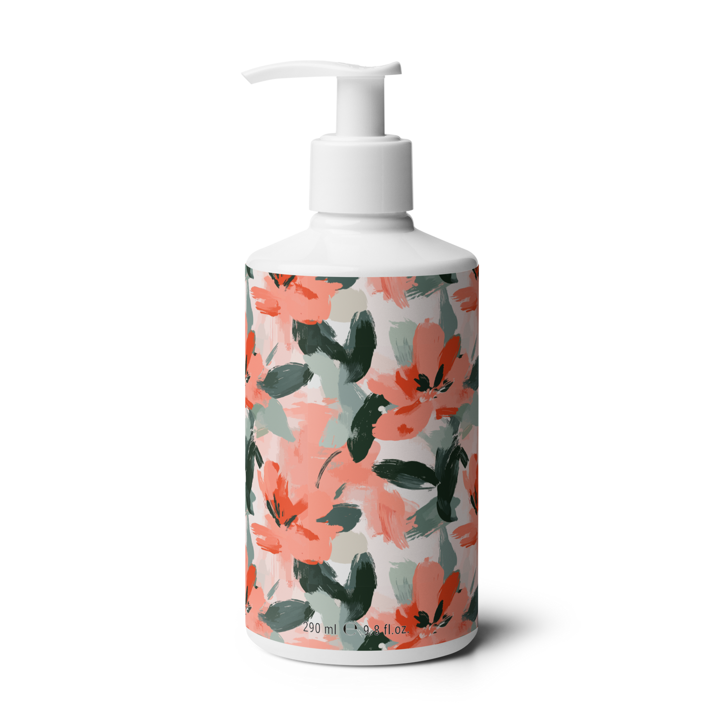 Abstract Peachy Floral Pattern 4