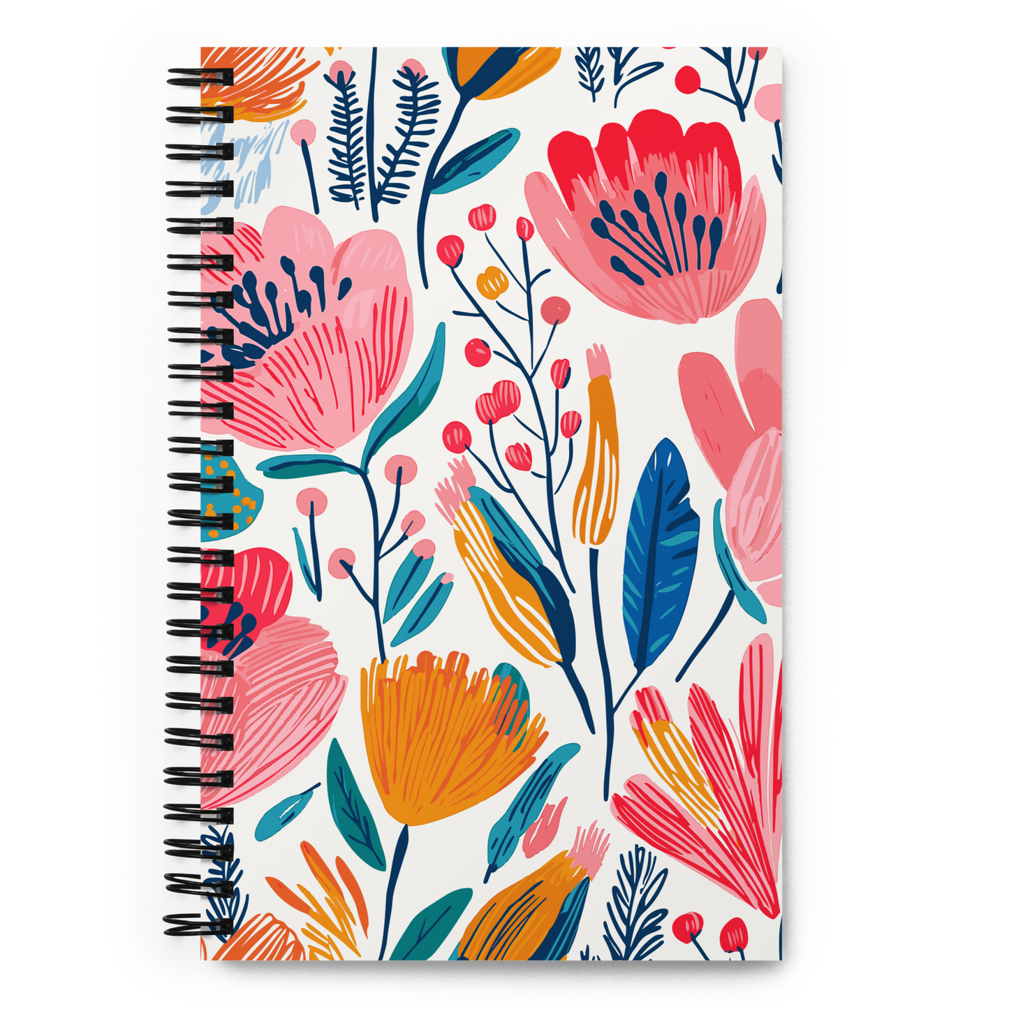 FLORAL folk art pattern seamless