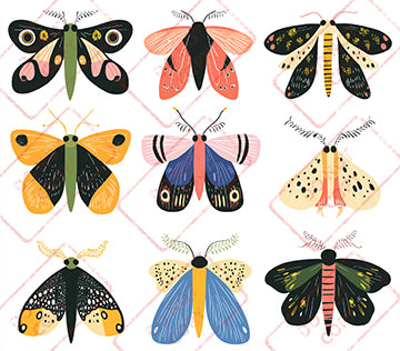 Moth 9 pack - Digital Download