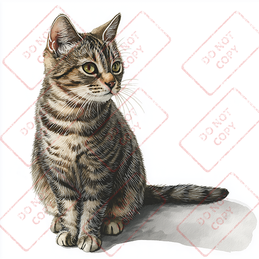 Tabby Cat - Digital Download