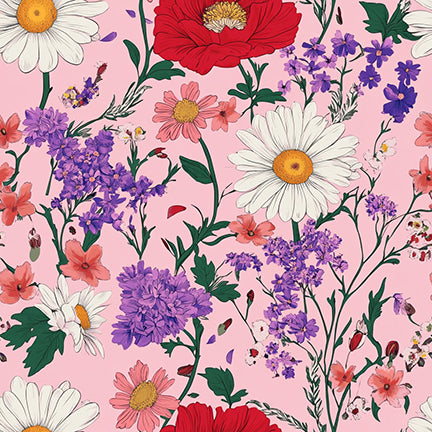 Floral pattern - Wild Blush