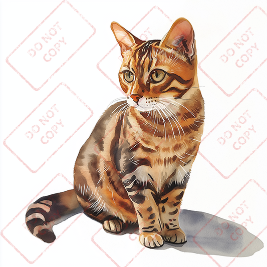 Bengal Cat - Digital Download