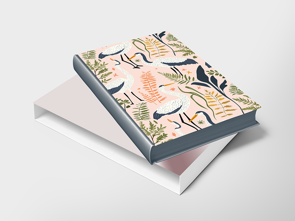 Botanical Birds - blush