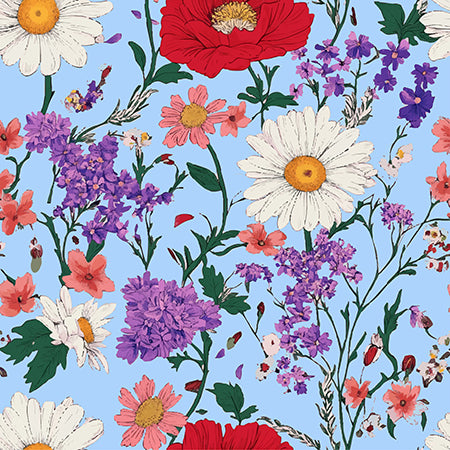 Floral pattern - Wild SKY